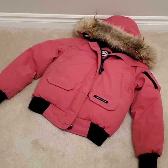 Excellent Rare Pink Canada Goose Chilliwack Bomber - Picture 1 of 9